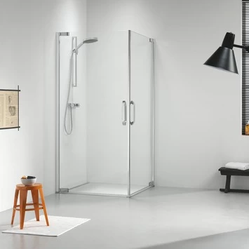 Sealskin Swingdeur voor Hoekinstap Impact 90x195 cm Chroom Sealskin Swingdeur Voor Hoekinstap Impact 90x195 Cm Chroom -Gamma Badkamer Winkel 123 5368