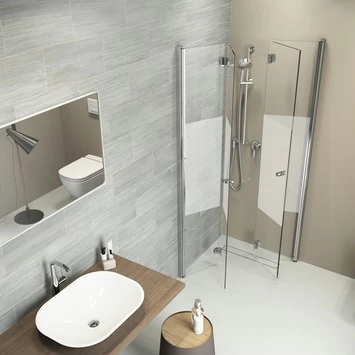 Sealskin Douchecabine Code Hoekinstap Vouwdeur 80x197 cm met Gesatineerde Band Sealskin Douchecabine Code Hoekinstap Vouwdeur 80x197 Cm Met Gesatineerde Band -Gamma Badkamer Winkel 123 5415