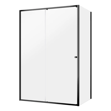 Douchecabine Contour Zwart 140x200cm SEALSKIN Douchecabine Contour Zwart 140x200cm -Gamma Badkamer Winkel 123 5481