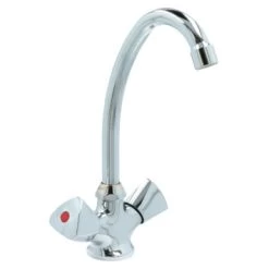 OK Keukenkraan 2-knops Chroom -Gamma Badkamer Winkel 123 549