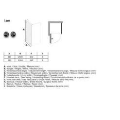 Sealskin Swingdeur Voor Douchewand I AM 200x100 Cm Chroom -Gamma Badkamer Winkel 123 5571