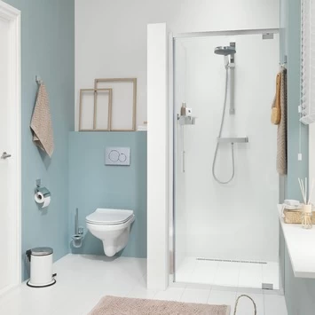 Sealskin Swingdeur voor Nis Compact 80x195 cm Chroom Sealskin Swingdeur Voor Nis Compact 80x195 Cm Chroom -Gamma Badkamer Winkel 123 5651