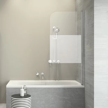 Sealskin Badwand Code R 50x152 cm met Gesatineerde band Sealskin Badwand Code R 50x152 Cm Met Gesatineerde Band -Gamma Badkamer Winkel 123 5698