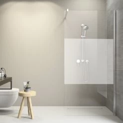 Sealskin Inloopdouche Code A3 120x197 Cm Met Gesatineerde Band