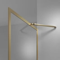 Sealskin Inloopdouche Type A3 Contour 98x200 Cm Goud Geborsteld 4 Sealskin Inloopdouche Type A3 Contour 98x200 Cm Goud Geborsteld -Gamma Badkamer Winkel 123 5764