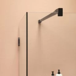 Sealskin Inloopdouche I AM A1 98x30x200 Cm Zwart -Gamma Badkamer Winkel 123 5799