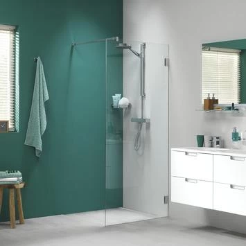 Sealskin Inloopdouche A3 I AM 200x120cm Chroom Sealskin Inloopdouche A3 I AM 200x120cm Chroom -Gamma Badkamer Winkel 123 5832