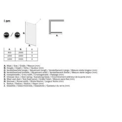 Sealskin Inloopdouche A3 I AM 200x120cm Chroom 7 Sealskin Inloopdouche A3 I AM 200x120cm Chroom -Gamma Badkamer Winkel 123 5837