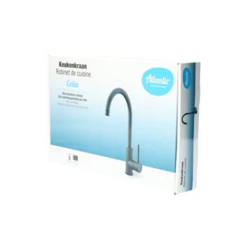 Atlantic keukenkraan Colin met hendel zwart Atlantic Keukenkraan Colin Met Hendel Zwart -Gamma Badkamer Winkel 123 587