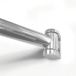 Sealskin Badklapwand S105 2-delig 140x100cm Chroom -Gamma Badkamer Winkel 123 5885