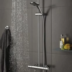 Grohe Regendouche Vitalio Joy Ø18 Cm Met Thermostatische Douchekraan -Gamma Badkamer Winkel 123 5904