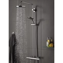 Grohe Regendouche Vitalio Joy Ø18 Cm Met Thermostatische Douchekraan -Gamma Badkamer Winkel 123 5908