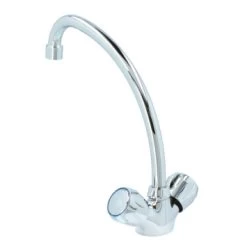 Handson Keukenkraan Thomas 2-knops Chroom Met Uitloop 235mm 4 Handson Keukenkraan Thomas 2-knops Chroom Met Uitloop 235mm -Gamma Badkamer Winkel 123 592