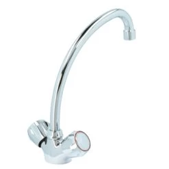 Handson Keukenkraan Thomas 2-knops Chroom Met Uitloop 235mm 6 Handson Keukenkraan Thomas 2-knops Chroom Met Uitloop 235mm -Gamma Badkamer Winkel 123 594