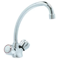 Handson Keukenkraan Thomas 2-knops Chroom Met Uitloop 235mm 8 Handson Keukenkraan Thomas 2-knops Chroom Met Uitloop 235mm -Gamma Badkamer Winkel 123 596