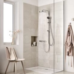 Grohe Douchesysteem Vitalio Start 250 Rond Met Omstelling Chroom 7 Grohe Douchesysteem Vitalio Start 250 Rond Met Omstelling Chroom -Gamma Badkamer Winkel 123 5977