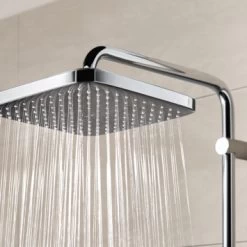 Grohe Douchesysteem Vitalio Start 250 Vierkant Met Thermostaatkraan QuickFix Chroom 8 Grohe Douchesysteem Vitalio Start 250 Vierkant Met Thermostaatkraan QuickFix Chroom -Gamma Badkamer Winkel 123 5998