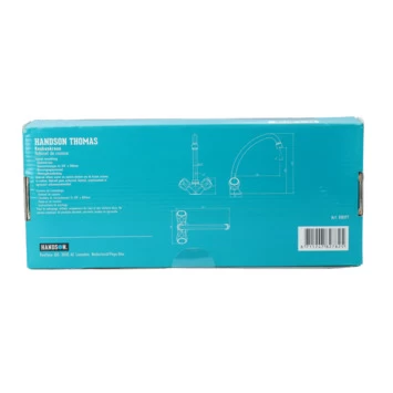 Handson Keukenkraan Thomas 2-knops Chroom met uitloop 235mm Handson Keukenkraan Thomas 2-knops Chroom Met Uitloop 235mm -Gamma Badkamer Winkel 123 602