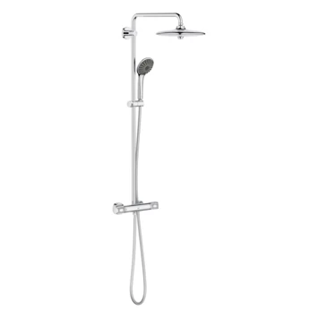 Grohe douchesysteem Vitalio joy 260 cooltouch met thermostaatkraan Quickfix chroom Grohe Douchesysteem Vitalio Joy 260 Cooltouch Met Thermostaatkraan Quickfix Chroom -Gamma Badkamer Winkel 123 6035