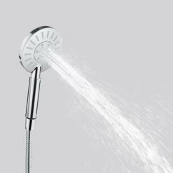 Tiger Regendoucheset Akcent Met Kraan Chroom -Gamma Badkamer Winkel 123 6071