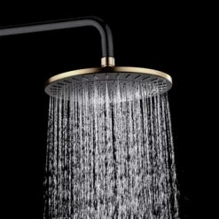 Tiger Regendoucheset Akcent Zwart Messing -Gamma Badkamer Winkel 123 6088