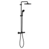 Grohe Douchesysteem Vitalio Start 250 Rond Met Thermostaatkraan QuickFix Mat Zwart -Gamma Badkamer Winkel 123 6121