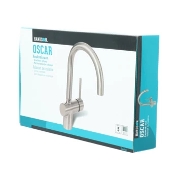 Handson keukenkraan Oscar RVS Handson Keukenkraan Oscar RVS -Gamma Badkamer Winkel 123 613