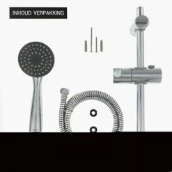Tiger Splash Doucheset Murcia Waterbesparend Chroom -Gamma Badkamer Winkel 123 6136