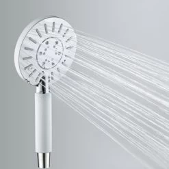 Tiger Regendoucheset Akcent Chroom Wit -Gamma Badkamer Winkel 123 6205