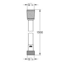 Grohe VitalioFlex Doucheslang Comfort 150 Cm -Gamma Badkamer Winkel 123 6239