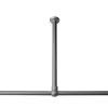 Sealskin Plafondsteun Seallux Voor Douchegordijnstang Aluminium 60 Cm -Gamma Badkamer Winkel 123 6281