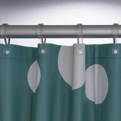 Sealskin Douchegordijn Bubbles Aqua PVC 200x180 Cm 4 Sealskin Douchegordijn Bubbles Aqua PVC 200x180 Cm -Gamma Badkamer Winkel 123 6325