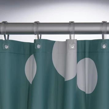 Sealskin Douchegordijn Bubbles Aqua PVC 200x180 cm Sealskin Douchegordijn Bubbles Aqua PVC 200x180 Cm -Gamma Badkamer Winkel 123 6325