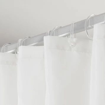 Sealskin douchegordijn flow 180x200cm zwart/wit Sealskin Douchegordijn Flow 180x200cm Zwart/wit -Gamma Badkamer Winkel 123 6341