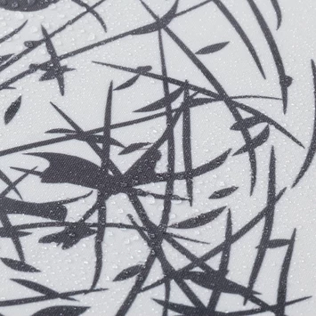 Sealskin douchegordijn flow 180x200cm zwart/wit Sealskin Douchegordijn Flow 180x200cm Zwart/wit -Gamma Badkamer Winkel 123 6343