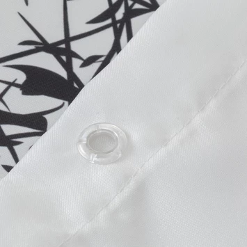 Sealskin douchegordijn flow 180x200cm zwart/wit Sealskin Douchegordijn Flow 180x200cm Zwart/wit -Gamma Badkamer Winkel 123 6346