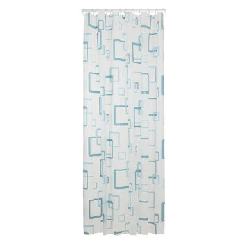 Sealskin Douchegordijn Retro Blue 180x200 cm Sealskin Douchegordijn Retro Blue 180x200 Cm -Gamma Badkamer Winkel 123 6356