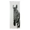 Sealskin Douchegordijn Zebra 180x200cm Zwart/wit