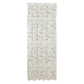 Sealskin douchegordijn mind 180x200cm zwart/wit Sealskin Douchegordijn Mind 180x200cm Zwart/wit -Gamma Badkamer Winkel 123 6374