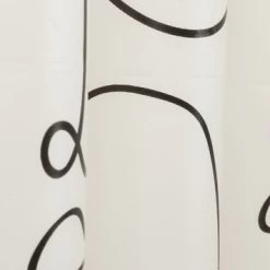 Sealskin Douchegordijn Mind 180x200cm Zwart/wit 5 Sealskin Douchegordijn Mind 180x200cm Zwart/wit -Gamma Badkamer Winkel 123 6377
