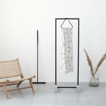 Sealskin douchegordijn mind 180x200cm zwart/wit Sealskin Douchegordijn Mind 180x200cm Zwart/wit -Gamma Badkamer Winkel 123 6380