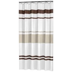 Sealskin Douchegordijn Urban Textiel Bruin/Beige 200x180 Cm