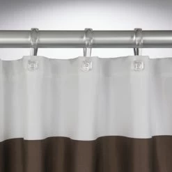 Sealskin Douchegordijn Urban Textiel Bruin/Beige 200x180 Cm -Gamma Badkamer Winkel 123 6415