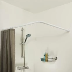 Sealskin Douchegordijnstang Seallux Combi Wit -Gamma Badkamer Winkel 123 6453