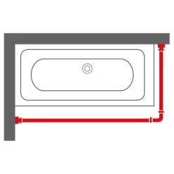 Sealskin Douchegordijnstang Seallux Combi Wit -Gamma Badkamer Winkel 123 6456