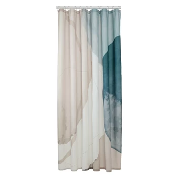 Sealskin douchegordijn earth 180x200cm d.grn /wht Sealskin Douchegordijn Earth 180x200cm D.grn /wht -Gamma Badkamer Winkel 123 6530