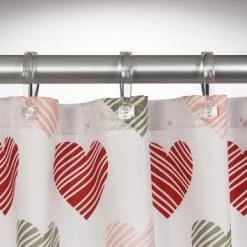 Sealskin Douchegordijn Amor Rood 180x200 Cm -Gamma Badkamer Winkel 123 6548