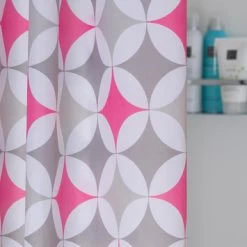 Sealskin Douchegordijn Diamonds 180x200 Cm Roze 5 Sealskin Douchegordijn Diamonds 180x200 Cm Roze -Gamma Badkamer Winkel 123 6560