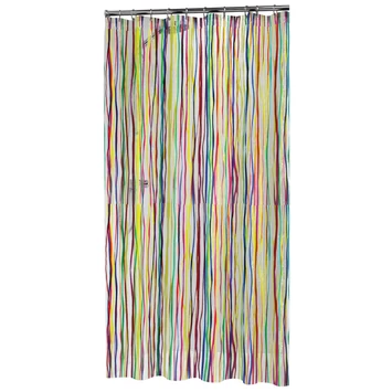 Sealskin Douchegordijn Rigato PVC 180x200 cm Sealskin Douchegordijn Rigato PVC 180x200 Cm -Gamma Badkamer Winkel 123 6567
