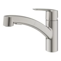 Grohe Keukenkraan Start Dual Spray QuickFix Supersteel (RVS Look) 4 Grohe Keukenkraan Start Dual Spray QuickFix Supersteel (RVS Look) -Gamma Badkamer Winkel 123 666